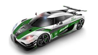 if koenigsegg one:1 was driven by dubai police 