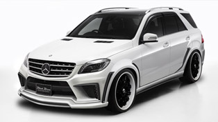 wald shows mercedes-benz m-class black bison 