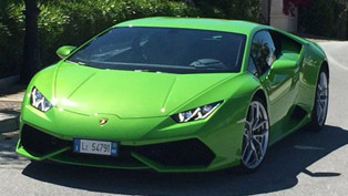 lamborghini huracan verde mantis paint