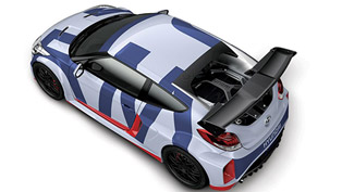 hyundai veloster midship concept - 300hp