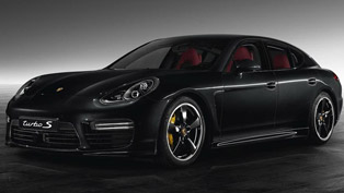 porsche panamera turbo s exclusive - jet black metallic