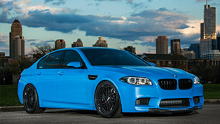 project blue deluge: ind bmw f10 m5 in yas marina blue