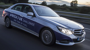 2014 mercedes-benz e 300 bluetec hybrid - 1,968 km on a single tank of fuel