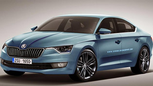 skoda four-door coupe [render]