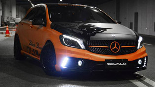 wald international mercedes-benz a-class black bison