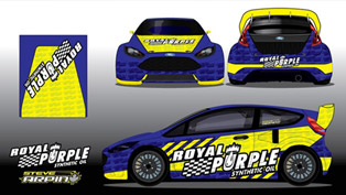 steve arpin's ford fiesta is "royal purple"