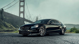 vorsteiner shows-off with obsidian black mercedes-benz cls63 amg 