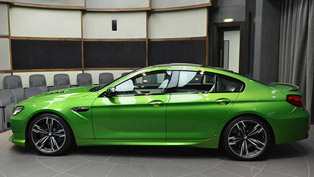 new individualized java green bmw m6 gran coupe in abu dhabi
