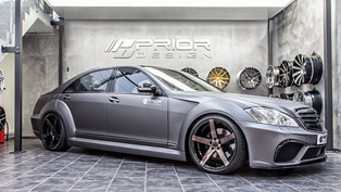 prior-design black edition v3 widebody aerodynamic-kit for mercedes s-class [w221]