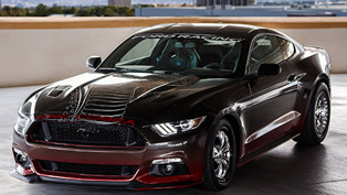 king cobra parts package for 2015 ford mustang gt depicted at sema show