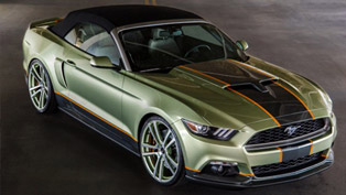chip foose's sema mustang awarded "best of stand design"