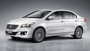 suzuki exhibits c segment sedan alivio in china 