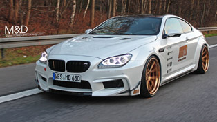 m&d exclusive cardesign converts bmw 650i into m6