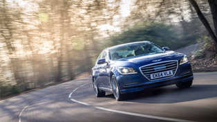 hyundai reveals limited edition genesis executive saloon