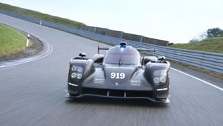 2015 porsche 919 hybrid makes track debut in abu dhabi