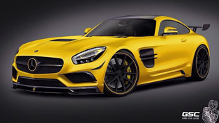 mercedes-amg gt tweaked by german special customs