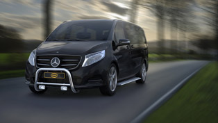cobra accessories adorn the new mercedes v-class and vito vans