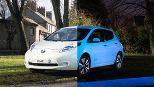 nissan invents leaf ev that glows in the dark [video]