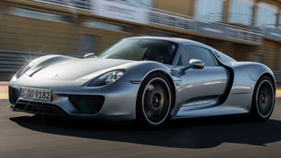 porsche 918 spyder goes for a special ride
