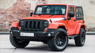 kahn unveils sunset orange jeep wrangler sahara 