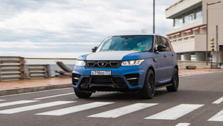 the winner turns blue: meet the new face of larte design's range rover sport 