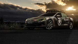 teslavets by ss customs receives one-off photoshoot