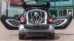 smart and jbl engineers squeezed 5727 watts in fortwo!