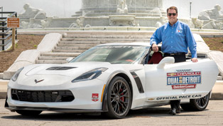 chevrolet z06 will be driven by mark reuss at the detroit grand prix