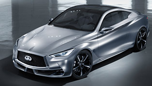 infiniti will show some style and design from the future with the three concept vehicles at 2015 gfs