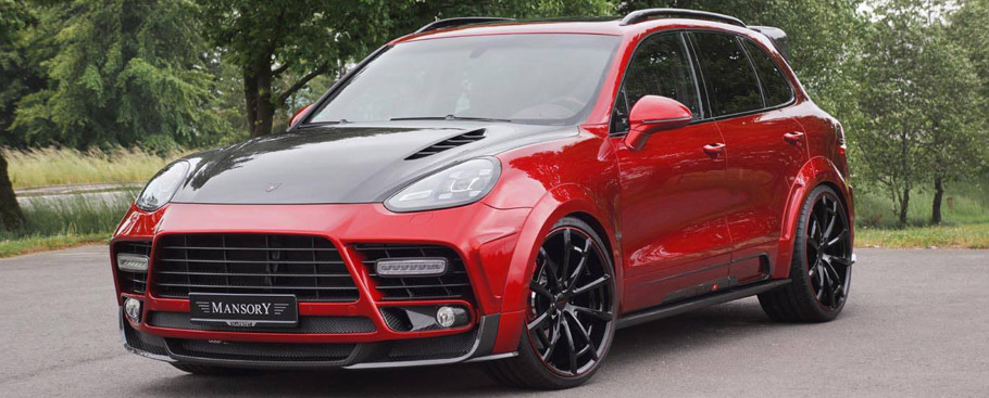 MANSORY Porsche Cayenne Turbo S Front and Side View