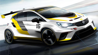opel astra tcr reveals some minor details 