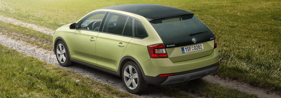 Skoda Rapid Spaceback ScoutLine Rear View