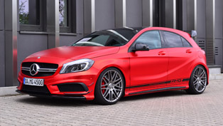 take a look at this mercedes-benz a45 amg by folien experte! it is 435hp strong