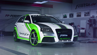 fostla.de and pp-performance gather for a special audi rs3 safety car