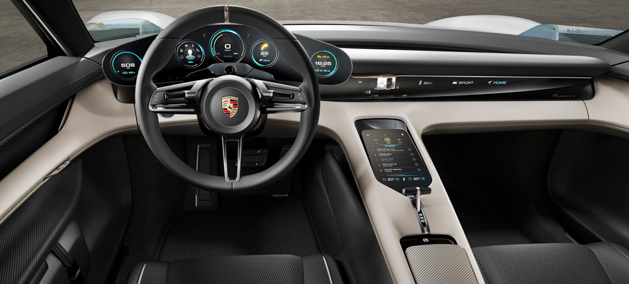 Porsche Mission E Interior 