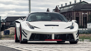 prior design transforming the ferrari 458 italia 