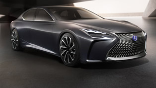 lexus demonstrated the lf-fc concept at the 2015 tokyo motor show 