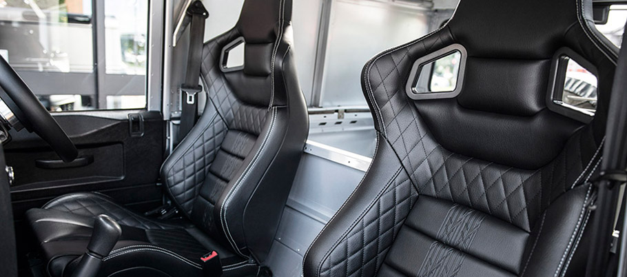 Kahn Land Rover Defender Hard Top Chelsea Wide Track Interior