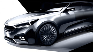 kia cadenza previewed with first couple of sketches 