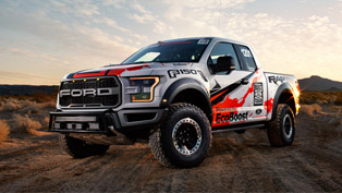 ford f-150 raptor versus desert. who will be the winner?