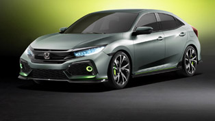 honda previews next-gen civic hatchback with geneva-bound prototype