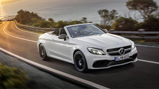 you need to drive the new mercedes-amg c63 cabriolet! the reason is hidden under the hood 