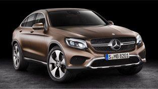 mercedes-benz proudly showcases the 2017 glc coupe at the shanghai auto show