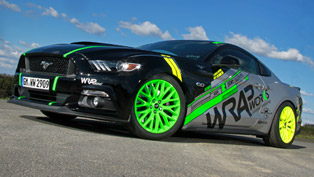 wrapworks creates new outfit for the mustang gt fastback 