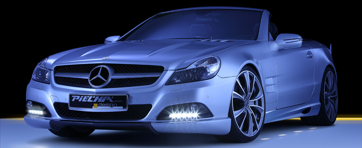 Piecha Mercedes-Benz SL R230 Roadster front view