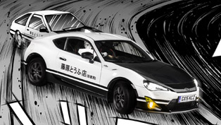 manga-inspired toyota gt86 initial d concept pays tribute to the mid-80s ae86 corolla