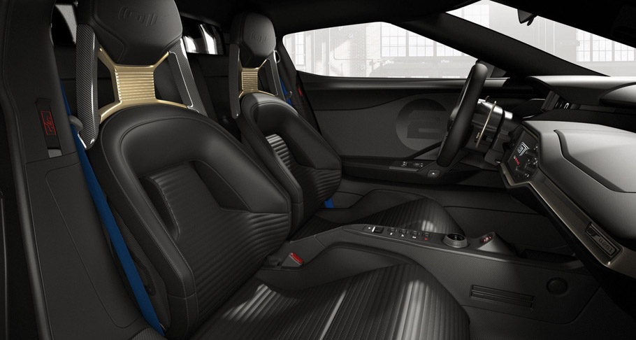 2017 Ford GT '66 Heritage Edition interior