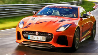 exclusive ride with the new jaguar f-type svr on nürburgring? yes, please!