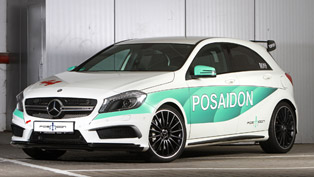 this mercedes-amg a45 makes it to 100 km/h in just 3.5 seconds! we thank posaidon for that 