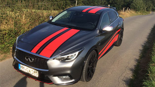 LARTE Design presents a new hot hatch! Check this Infiniti QX30 out! 